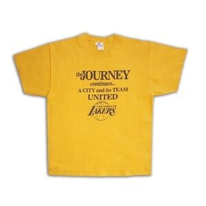 Los Angeles Lakers the Journey continues a city and its team united t shirt